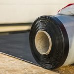 Roll,Of,Modern,Epdm,Vinyl,Material,Used,For,Roof,Covers.