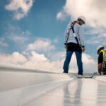 Construction,Engineer,Wear,Safety,Uniform,Inspection,Metal,Roofing,Work,For
